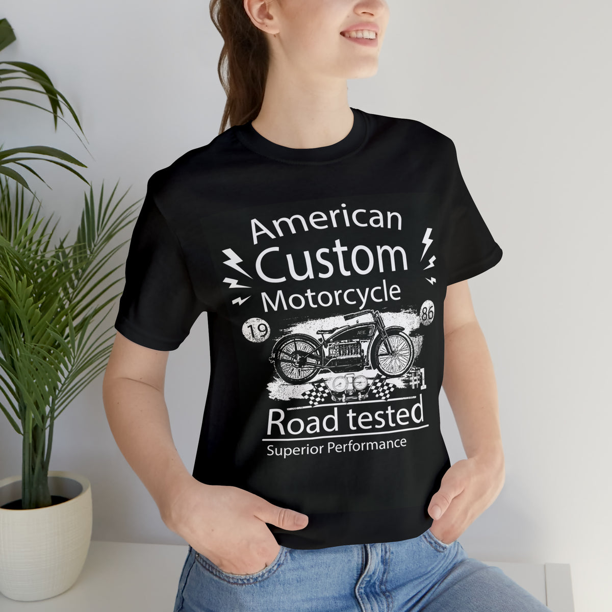 America Custom Motorcycle Tee 🇺🇸🏍️