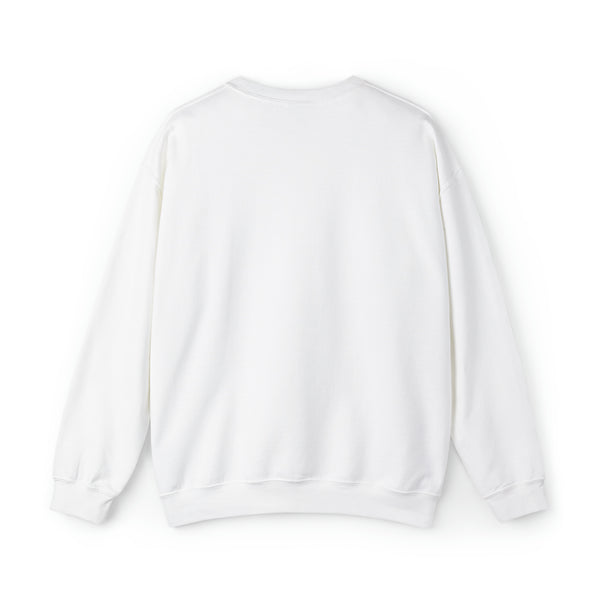 Blood Splash Elegance: Unisex White Sweatshirt