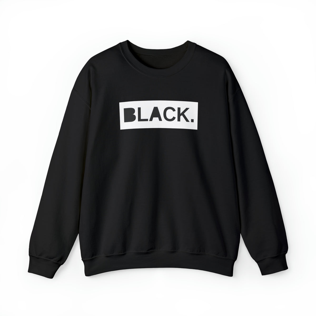 Our BLACK and white Unisex Crewneck Sweatshirt