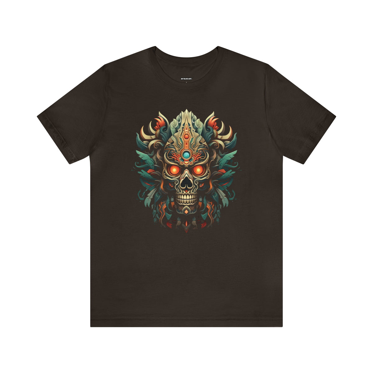 Ethnic Skull Graphic Unisex Jersey Tee, tradition and style